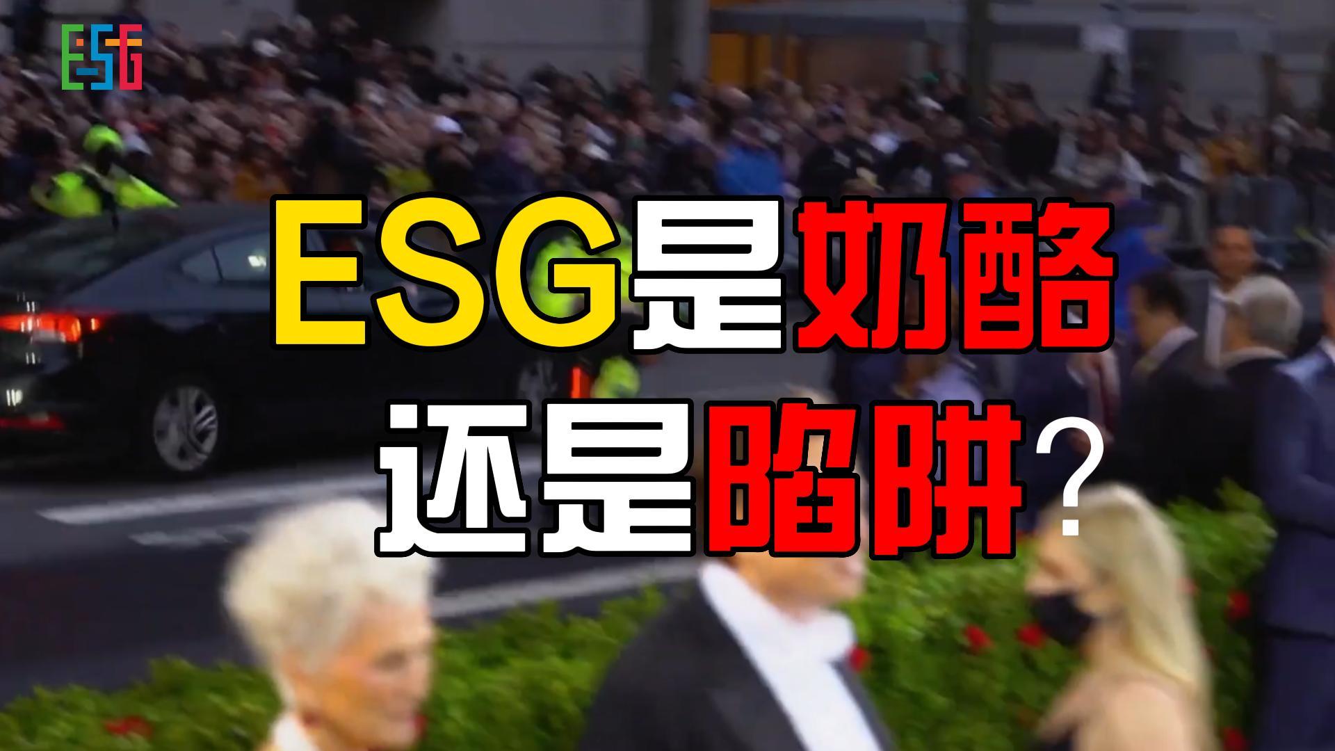 ESG是奶酪还是陷阱？