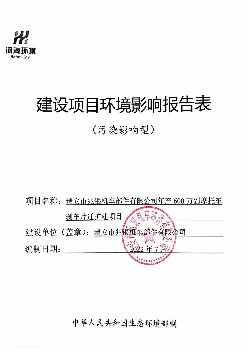 建设项目环境影响报告表 - 瑞安市人民政府